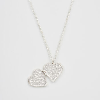 Silver Forget Me Not Heart Locket Necklace, 4 of 9