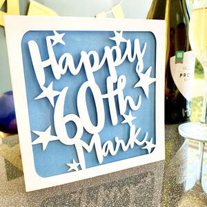 60th Birthday Cards | Personalised 