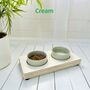 Dog / Cat Wooden Feeding Station With Ceramic Bowls, thumbnail 2 of 12