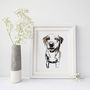 Personalised Pet Portrait Foil Photograph Print, thumbnail 3 of 12