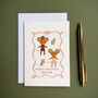 Personalised Nutcracker Mouse Christmas Card, thumbnail 1 of 8