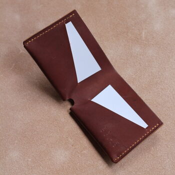 Personalised Leather Billfold Wallet, 5 of 9
