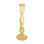 Mustard Glass Candle Holder, thumbnail 3 of 3
