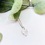 Sterling Silver Dainty Leaf Necklace, thumbnail 2 of 11