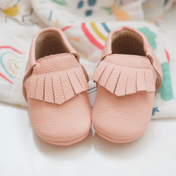 Fringe Baby Moccasin Style Shoes, 3 of 5