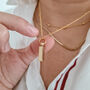 Solid Bar Drop Necklace, thumbnail 1 of 4