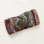 Fair Trade Twist Earwarmer Headband Eco Repurposed Wool, thumbnail 3 of 7