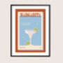 Retro Margarita Cocktail Print, thumbnail 4 of 5