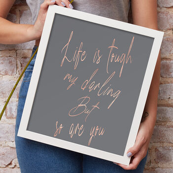 Inspirational Quote Typography Print, 2 of 5