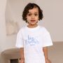 Big/Little Sibling Personalised Embroidered T Shirt, thumbnail 2 of 8