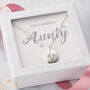Personalised Necklace For Aunty With Birthstone, thumbnail 1 of 6