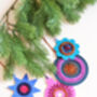 Embroidered Paper Decoration Craft Kit, thumbnail 3 of 8