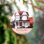 1st Christmas In New Home Wooden Personalised Bauble, thumbnail 5 of 9
