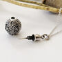 Keya Perfume Bottle Necklace In Sterling Silver, thumbnail 3 of 9