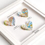 Personalised Linen Anniversary Gift 3D Heart Map Special Occasions Print, thumbnail 9 of 12