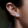 Real Opal Claw Set Studs, thumbnail 1 of 3