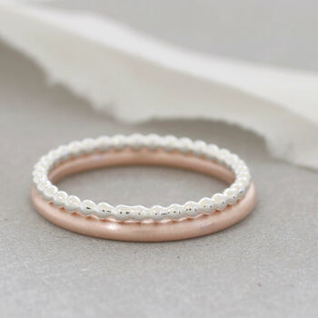9ct Gold Halo Ring. Stackable Ring, 8 of 10