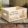 Personalised Cute Bunny Easter Egg Hunt Crate, thumbnail 2 of 2