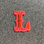 Letter L Alphabet Iron On Patch, thumbnail 1 of 4