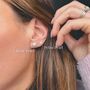 Petite Sterling Silver Fresh Water Pearl Bridesmaid Earrings, thumbnail 4 of 7