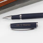 Personalised Marshall Navy Rollerball Pen, thumbnail 1 of 5