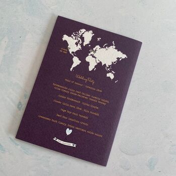 Order Of Service Wedding Venue Illustration/Timeline, 4 of 11