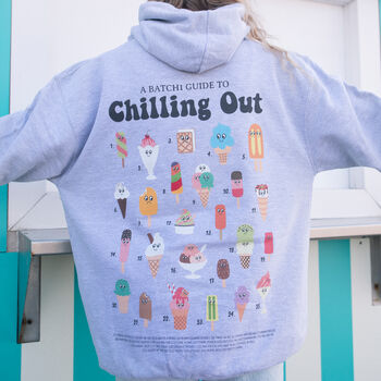 Chilling Out Women's Ice Cream Guide Hoodie, 4 of 4