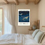 Natural History Exhibition Blue Whale Art Print, thumbnail 3 of 3