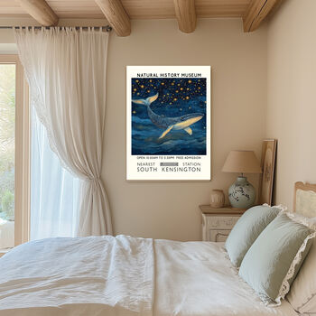 Natural History Exhibition Blue Whale Art Print, 3 of 3