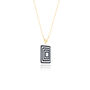 Matching Earrings And Necklace Set | White And Navy, thumbnail 5 of 10