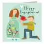 Silver Foiled Engagement Card, thumbnail 2 of 5