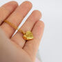 18k Gold Vermeil Or Silver Personalised Heart Necklace, thumbnail 3 of 4