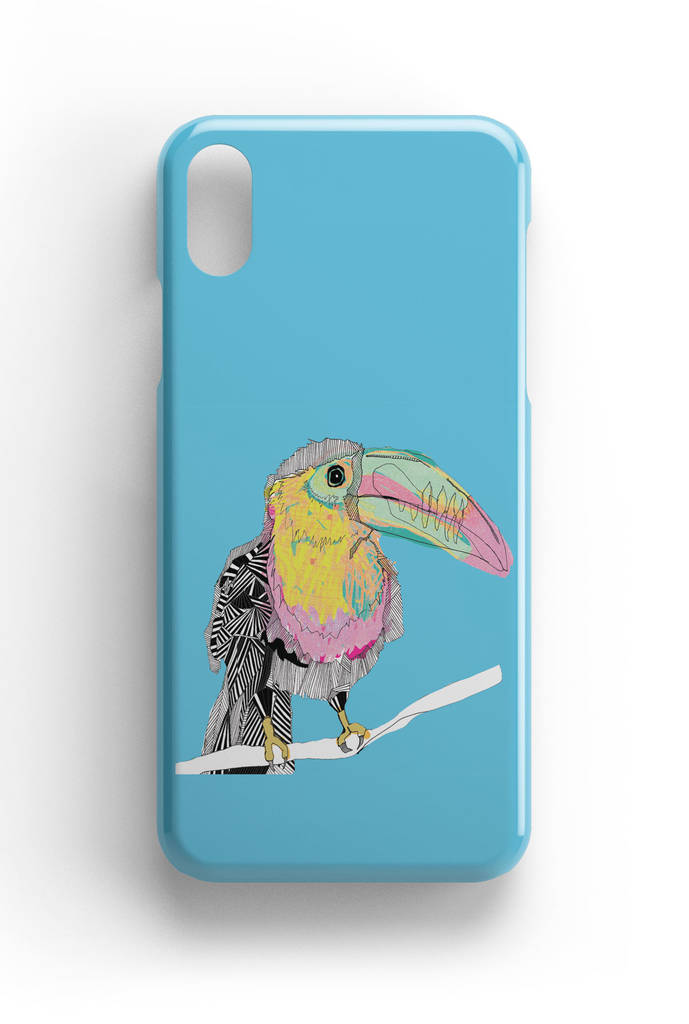 Toucan Bird Phone Case Illustrated iPhone Samsung By GigglyFox