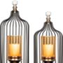 Set Of Two Hurricane Candle Holder Lantern Decorative, thumbnail 4 of 6