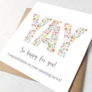 Personalised Congratulations Card For Her, 2 of 2
