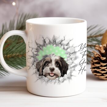 Personalised Christmas Havanese Break Through, 8 of 10
