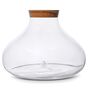 Large Glass Jar With Cork Lid Terrarium H: 26 Cm, thumbnail 3 of 5
