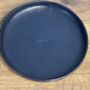 Personalised Dark Blue Round Leather Accessory Tray, thumbnail 2 of 7