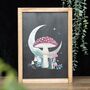 Forest Mushroom Framed Wall Print, thumbnail 1 of 4