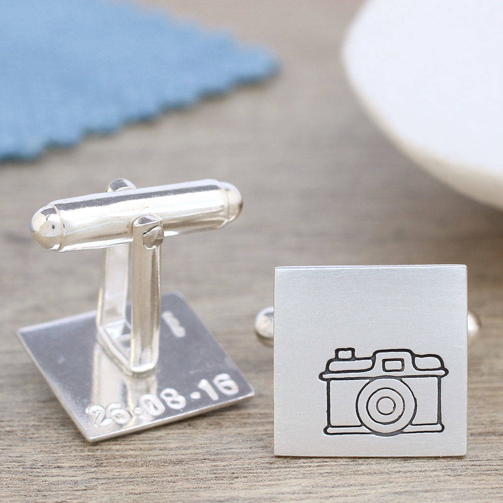 Camera Cufflinks. Thank You Gift For Photographer, 1 of 6