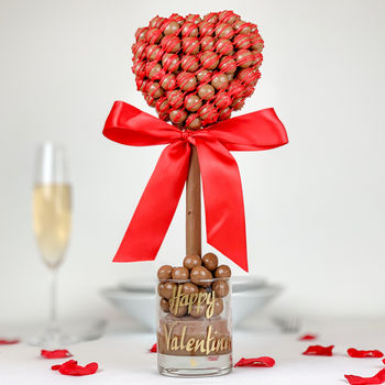 Malteser® Heart Tree With Red Drizzle By Sweet Trees ...