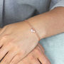 Personalised Pave Pearl Charm Bracelet, thumbnail 3 of 6