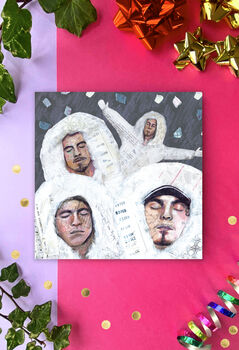 East 17 Christmas Card, Stay Another Day, 90s Pop Christmas Card, 2 of 4