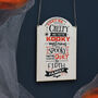 Personalised Halloween Hanging Sign, thumbnail 4 of 6