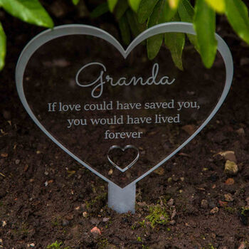 Personalised Memorial Marker Plaque Ornament Decoration, 2 of 7