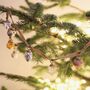 Neutral Mixed Mini Bauble Ribbon Garland, thumbnail 3 of 3