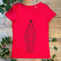 Christmas Tree Bear, Organic Women's T Shirts, thumbnail 2 of 3