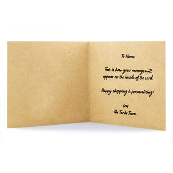 Handmade I Puggin' Love You Valentines Personalised Greeting Card, 2 of 4