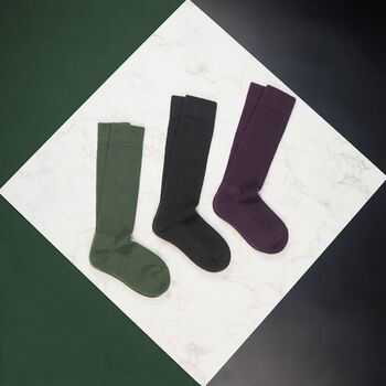 Wool Boot Men’s Socks Bundle, 4 of 4