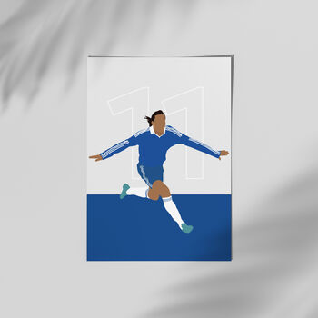 Didier Drogba The Blues Poster, 3 of 3